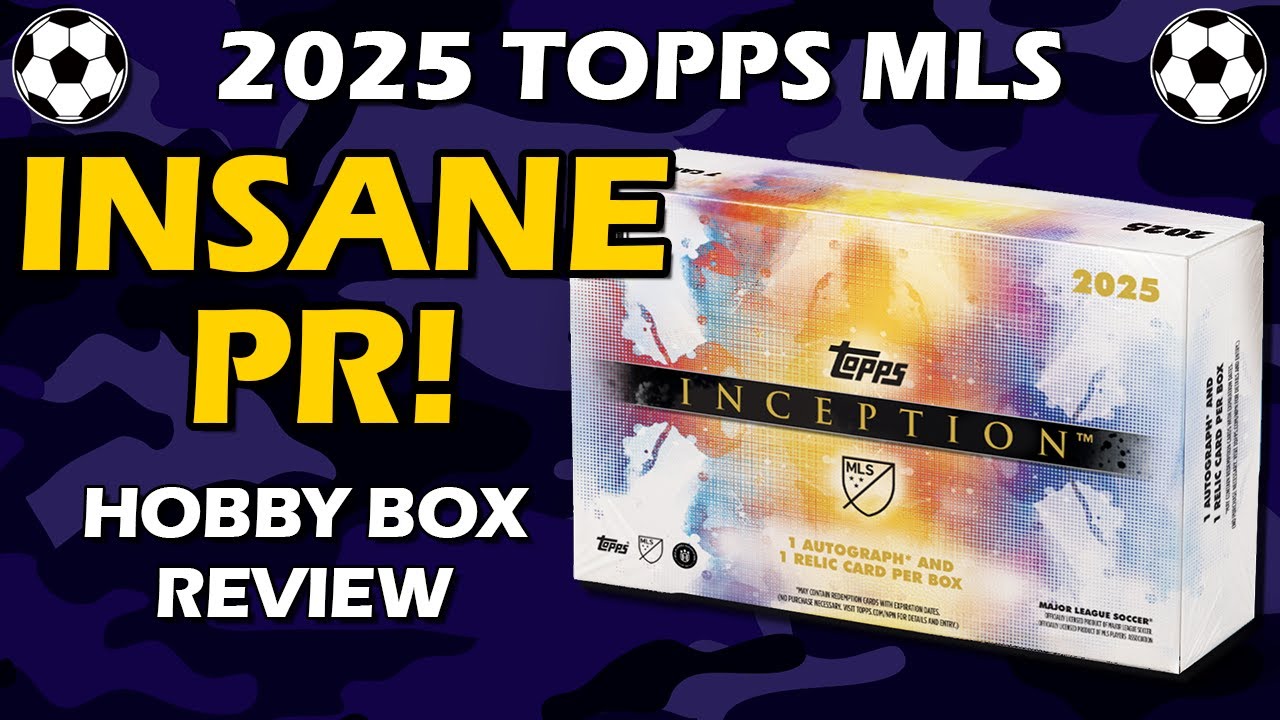 2025 Topps Inception MLS Hobby Box Soccer Review