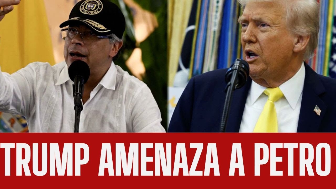 ALERTA MÀXIMA Donald Trump AMENAZA Gustavo Petro TOMAR MEDIDAS si sigue ...