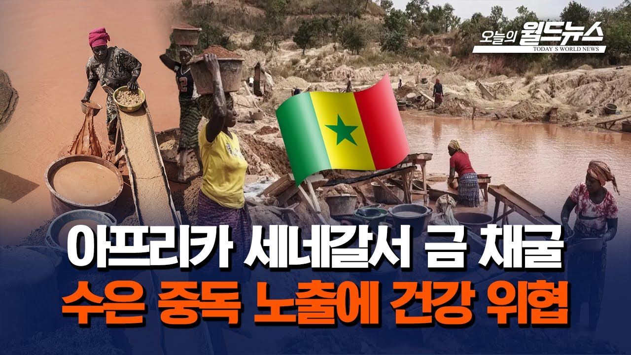 세네갈, 금 채굴하다 수은 중독 노출된 주민들 - YouTube