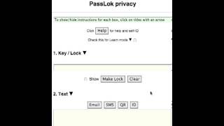 PassLok: making a random Key and its matching Lock screenshot 2