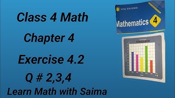 Class 4 Math Ch 4 Ex 4.2 Q 2,3,4|class 4 math ex 4.2#class4maths #maths #mathematics #class#complete