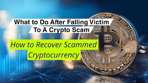 How to recover money lost to Crypto investment scammer |  Scammed Cryptocurrency recovery