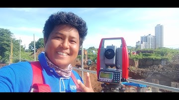 TOTAL STATION how to use resection pentax R-202NE.S