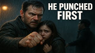 “He Punched First, Asked Later—A Single Dad’s Split-Second Decision Changed Everything”