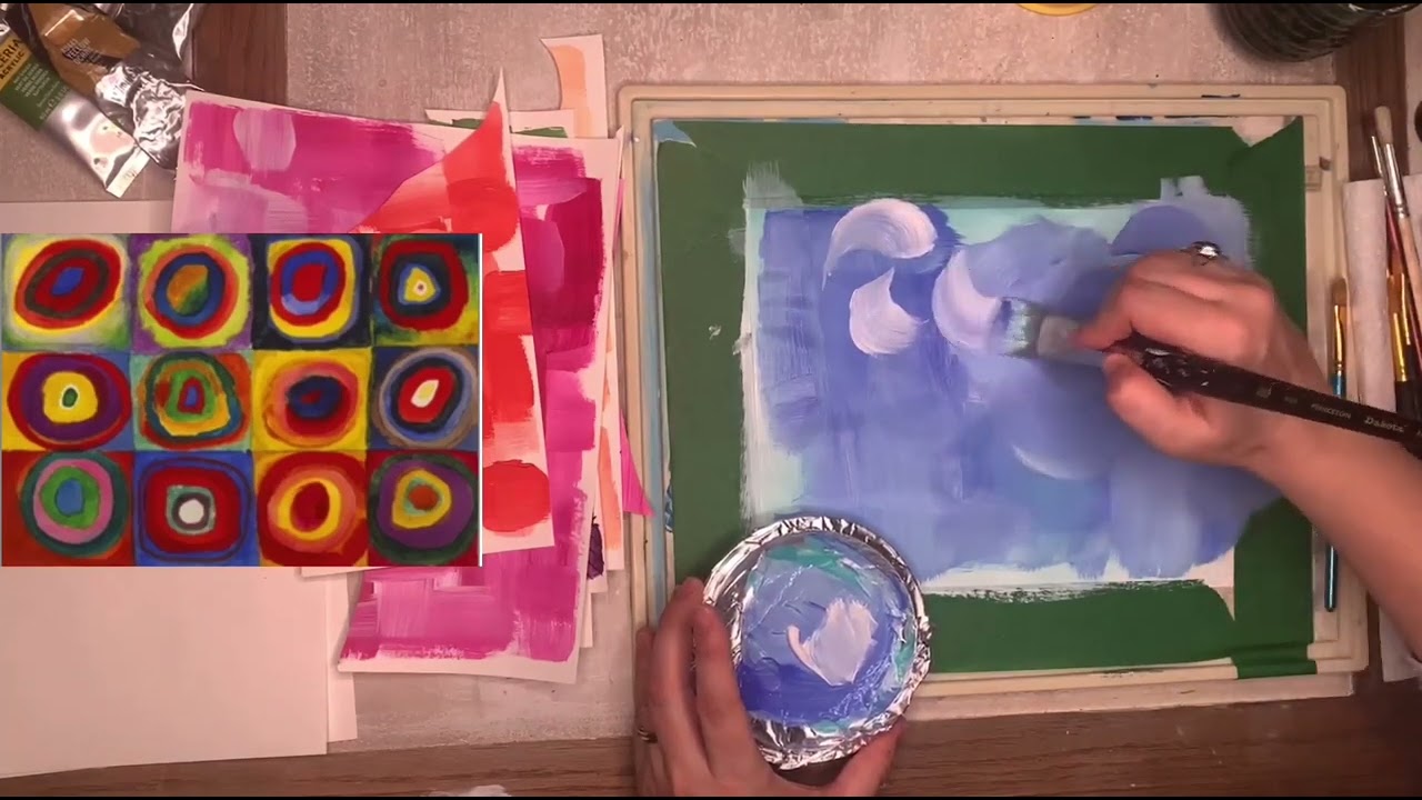 Kandinsky's Concentric Circles - Kids Art Class