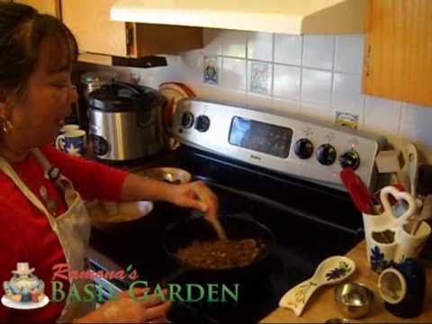 Black-eyed Pea with Lettuce Leaf Basil Pie Part 2 of 5