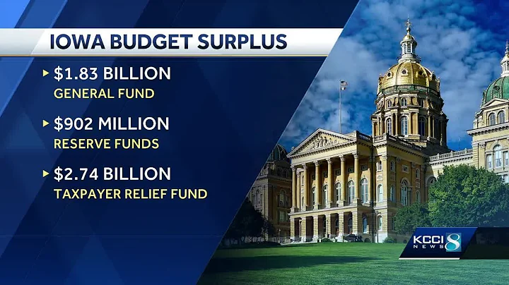 Iowa announces budget surplus; Gov. Kim Reynolds calls for tax cuts