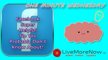 Facebook Tip You Probably Don