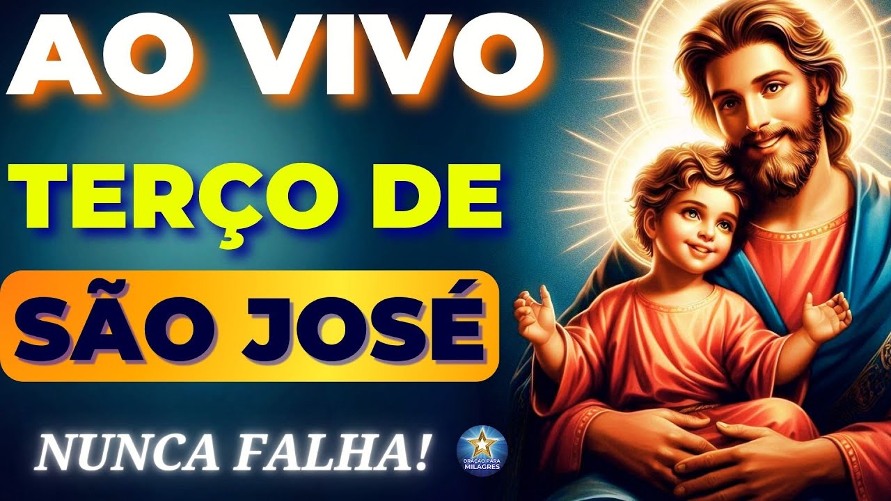 📿Terço Poderoso de São José pelo Milagre Impossível e Urgente🙏Nunca Falha