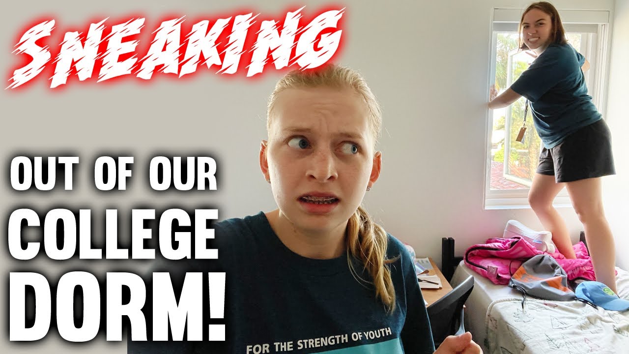 College Dorm! Sneaking Out with my BFF at San Diego State University!!