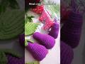 Crochet Handmade Eggplant Vegetables Patternshorts Trending 