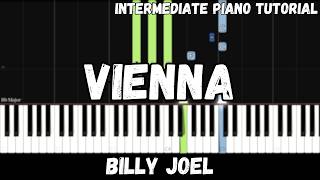 Billy Joel - Vienna (Intermediate Piano Tutorial)