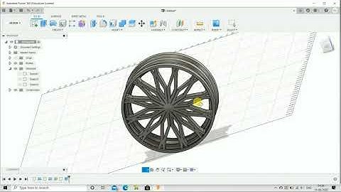 How to design a Alloy Wheel in fusion 360| Autodesk Fusion 360 |