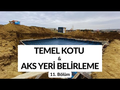 MÜSTAKİL EV TEMEL KOTU VE AKS YERİ BELİRLEME #müstakilev​ #müstakilevmaliyeti​ #inşaat #villa