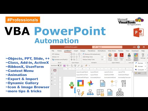 PowerPoint Automation using VBA. Complete professional course for free