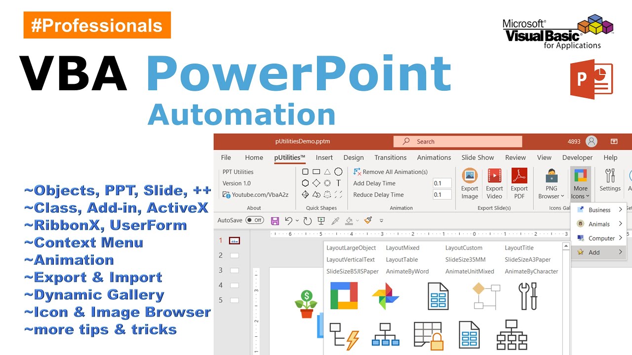 powerpoint vba get current presentation