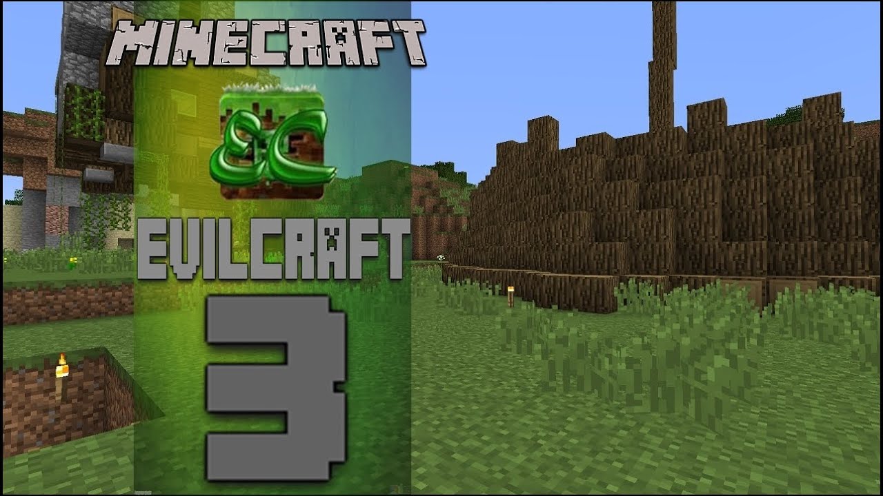 Minecraft: EvilCraft SMP - Основа на Дървото и Странни Звуци! - Епизод #3