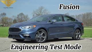 إحدى خفايا سيارات فورد و لينكولن - Engineering Test Mode Ford & Lincoln - ( المهندس عدي سمارة )