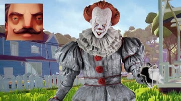 Hello Neighbor - My New Neighbor Pennywise EXE - IT EXE Act 2 Random Gameplay Walkthrough