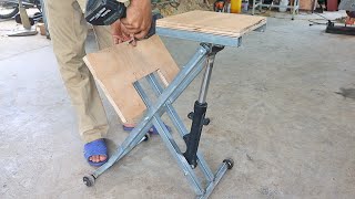 Great idea for an ergonomic adjustable kneeling chair / Diy smart metal chair