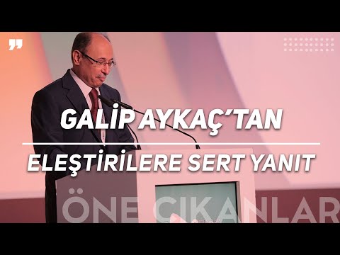 BİM İCRA KURULU ÜYESİ GALİP AYKAÇ ELEŞTİRİLERE SERT YANIT VERDİ!