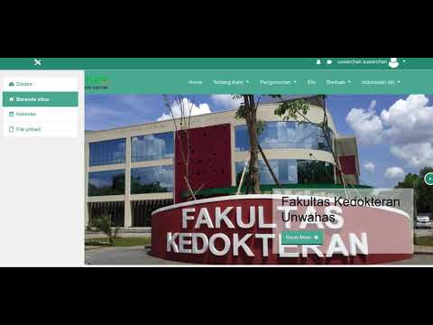 Panduan Login Akun Elearning.unwahas.ac.id