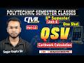 L13 || QSV || Unit -5 || 6th Semester || Civil Engineering || Polytechnic Semester Class @ 8:00 PM