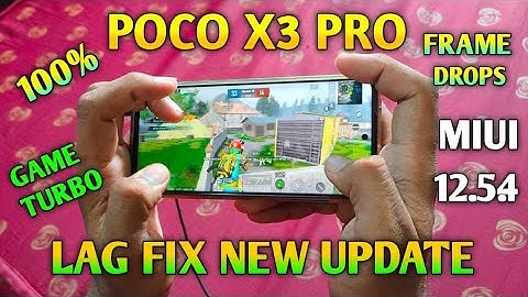 POCO X3 PRO LAG FIX NEW UPDATE MIUI 12.5.4 BGMI