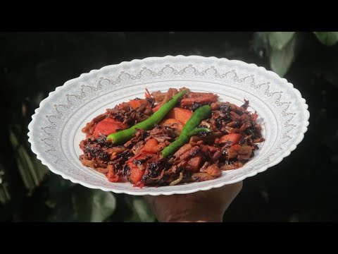 red-spinach-stir-fry-with-potatoes-/-red-spinach-potato-stir-fry---kitchen-recipe-episode-:-312