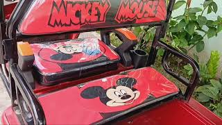 seat cover for kuda ebike buffalo... mickey mouse design by upholstery ng tricycle at ebike 25 views 1 month ago 30 seconds