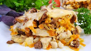 Закусочный мясной пирог - просто, вкусно и сытно