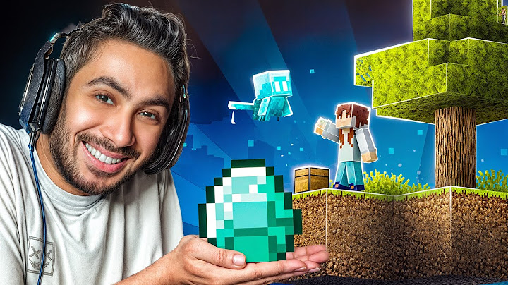 تحديت 100 لاعب ماين كرافت تحدي سكاي بلوك !! ( جائزة الفائز 1000$ )
