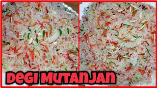 Degi Style Mutanjan recipe|| easy mutanjan recipe ||Colored sweet rice || #matanjan #degistyle screenshot 4