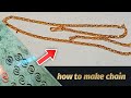 How to make a gold chain | 22k hand made gold  panther chain |