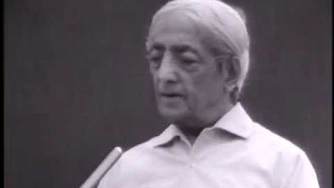 Has sitting quietly to observe thought any value? | J. Krishnamurti