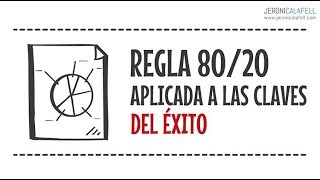 Ley de Pareto 80/20, ¿por qué no consigo mis metas? / JERONI CALAFELL
