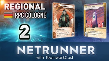 RPC Cologne Regional 2016 - #2 - Dumblefounded - Netrunner With TeamworkCast