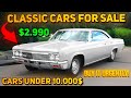 20 Great Classic Cars Under $10,000 Available on Craigslist Marketplace! Cheap Classic Cars!