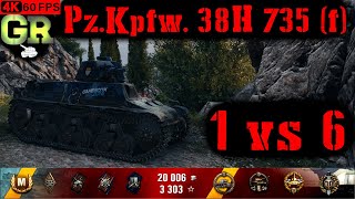 World of Tanks Pz.Kpfw. 38H 735 (f) Replay - 10 Kills 1.1K DMG(Patch 1.4.0)