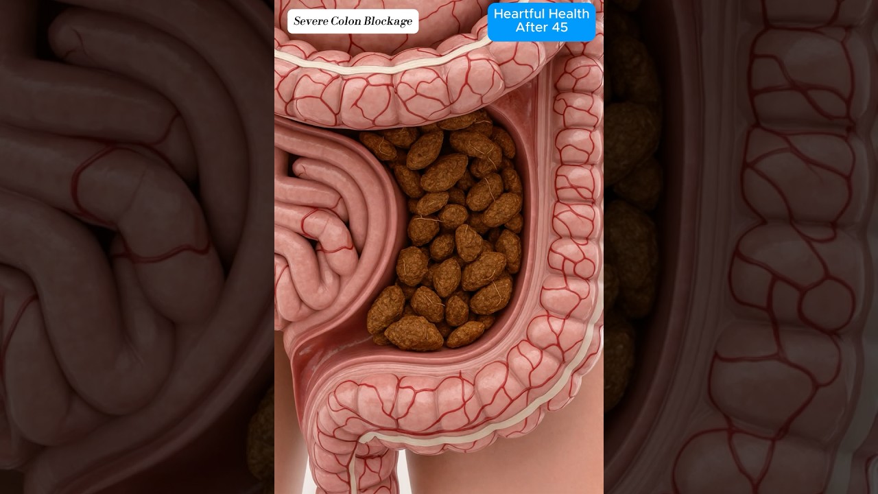 Realistic Colon Animation of Severe Constipation 