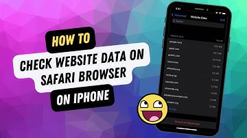 How To Check Website Data On Safari Browser