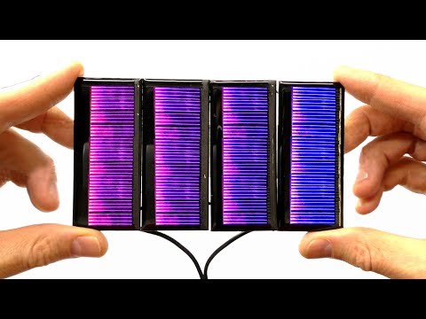 🌑 Как сделать ОГРОМНЫЙ СВЕТОДИОД из Солнечной панели! Это нереально круто! Игорь Белецкий