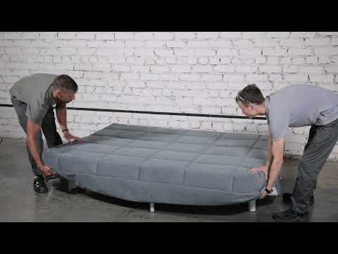 Video: Териден жасалган диван (57 сүрөт): жасалма булгаары бурчтук диван, сын -пикирлер
