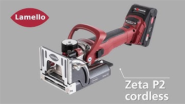 Zeta P2 cordless - The powerful P-System biscuit joiner for cordless freedom