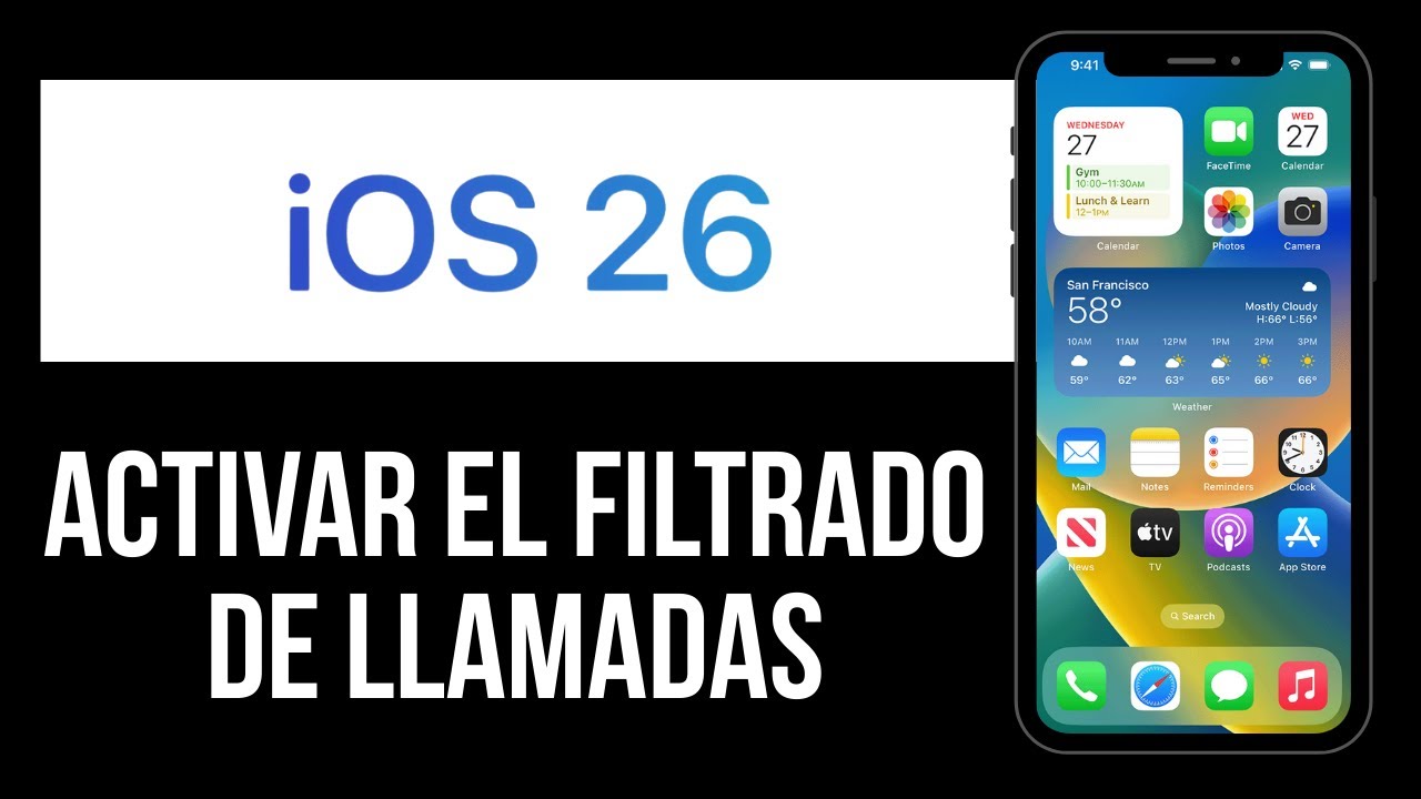Cómo activar el filtrado de llamadas en iPhone con iOS 26 - YouTube