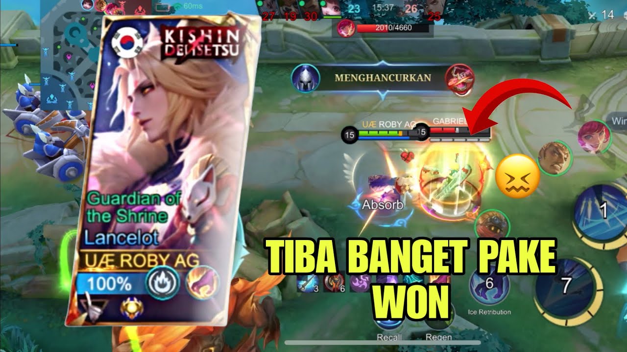 HANABI VS LANCELOT GAME PLAY MOBILE LEGENDS TOP HANABI VS PRO LANCELOT WON