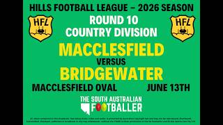 HFL Round 10 - Macclesfield V Bridgewater (13-06-26)