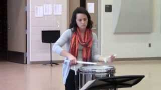 Nicole Stanisz Performing Clave King At Michigan State Solo Ensemble - 3222014