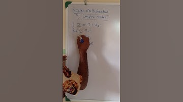 Scalar multiplication of complex numbers