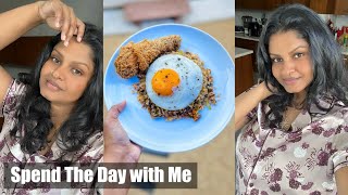 Spend The Day With Me | තනියෙන් ම ගෙවුණ දවසක් | At - Home Solo Date | What I eat | Cooking | Bhagi